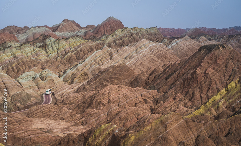 Fototapeta premium Danxia landform, Zhangye