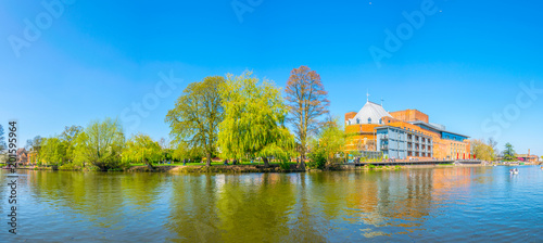 Obraz na plátne View of the Swan theatre hosting the Royal Shakespeare Company in Stratford upon