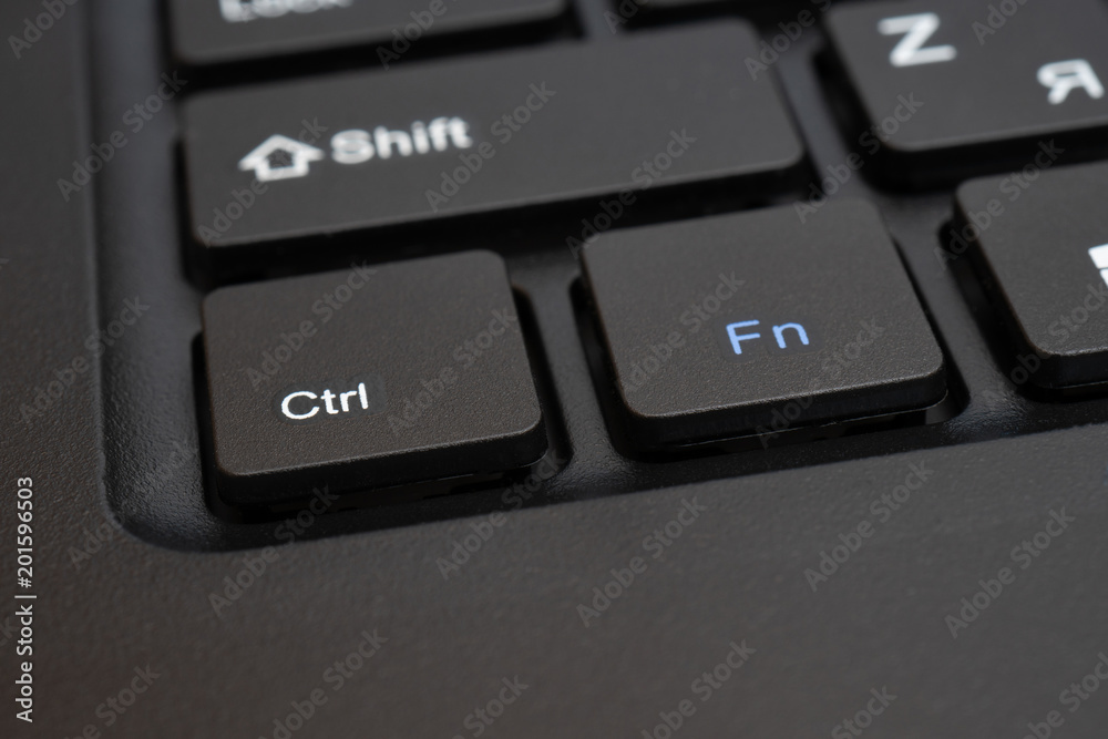 Black keys of a computer keyboard. Black keys of a computer keyboard.