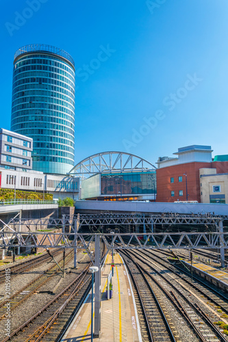 Birmingham new street train station in Birmingham, England photo