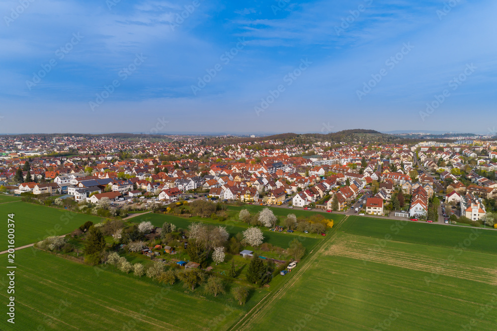 Luftbild des Stuttgarter Stadtteils Weilimdorf