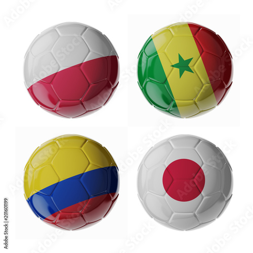  Football soccer balls