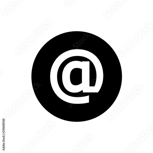 Email icon vector, solid illustration, pictogram isolated
