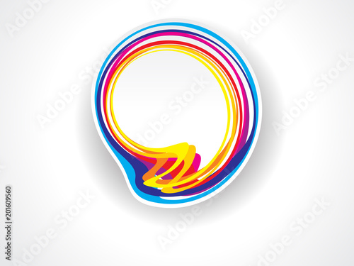 abstract artistic creative chat icon