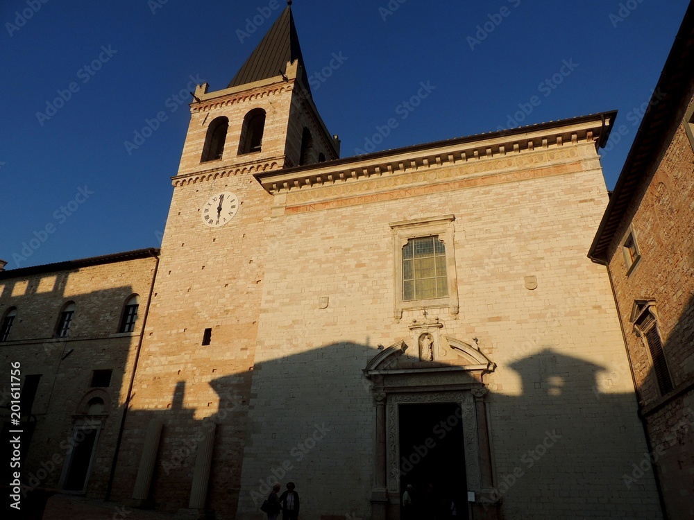 Fototapeta premium Church of Santa Maria Maggiore in Spello