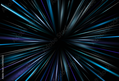 Vector illustration light effect dark blue Light Abstract background. rey beam aura laser