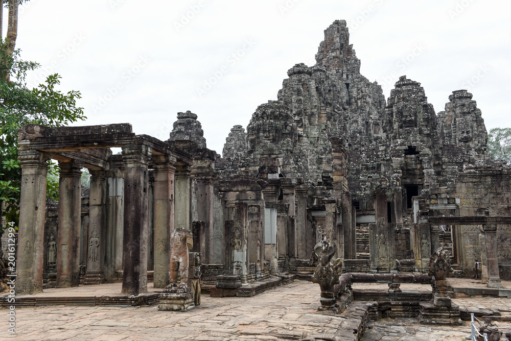 Bayon temple at Siem Reap, Cambodia.