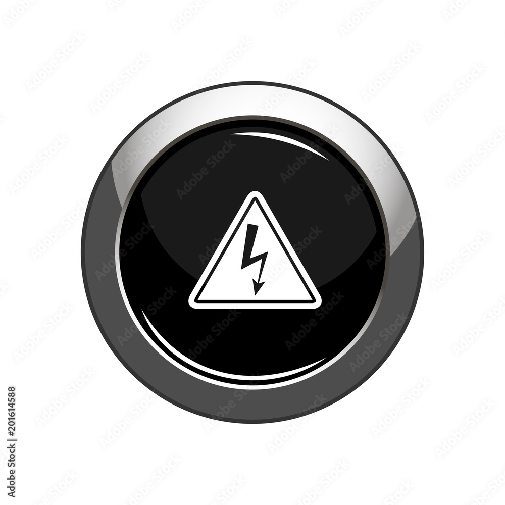Electricity danger icon Electricity danger icon