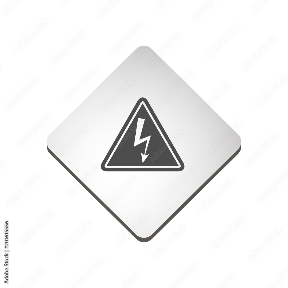 Electricity danger icon Electricity danger icon