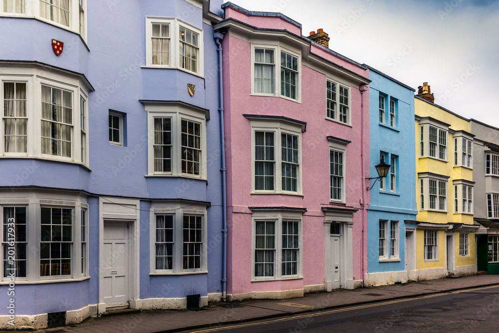 A very colorful and picturesque street in Oxford - 2