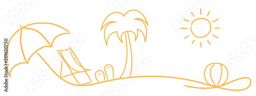 Sommer Urlaub Banner