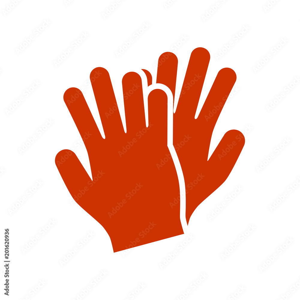 Gloves icon. Vector Illustration