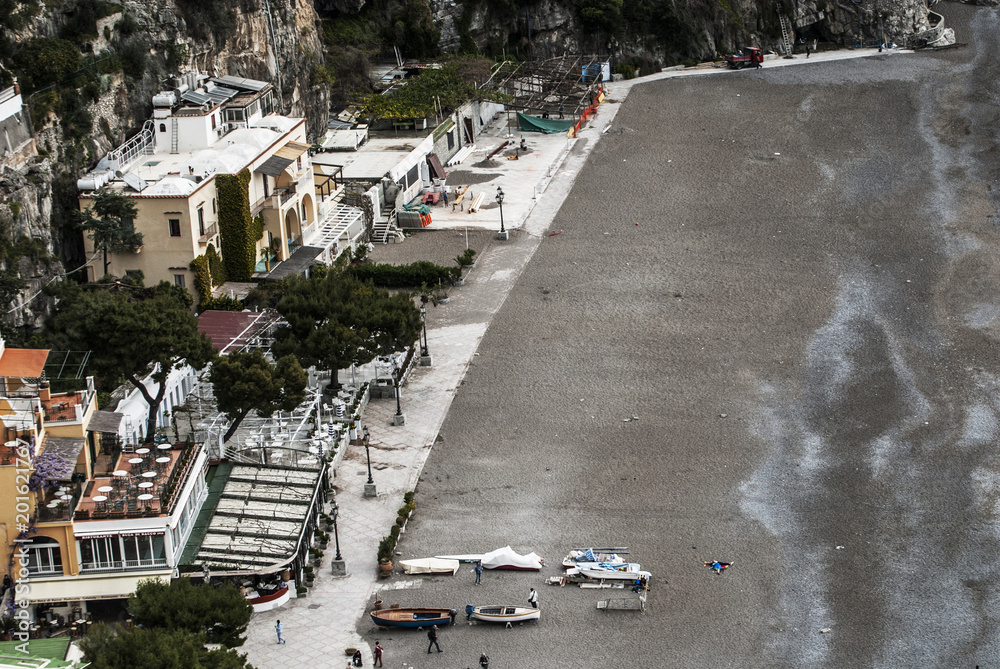 Fototapeta premium COSTIERA AMALFITANA, AMALFI COAST, Campania, Italy, Europe