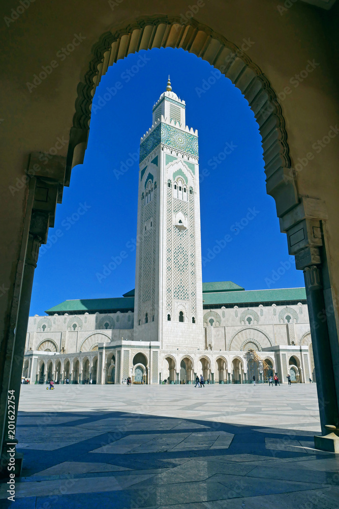 Hassan II Mosque, Casablanca, Morocco.
