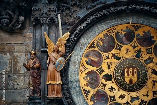 Photography Astronomical clock closeup