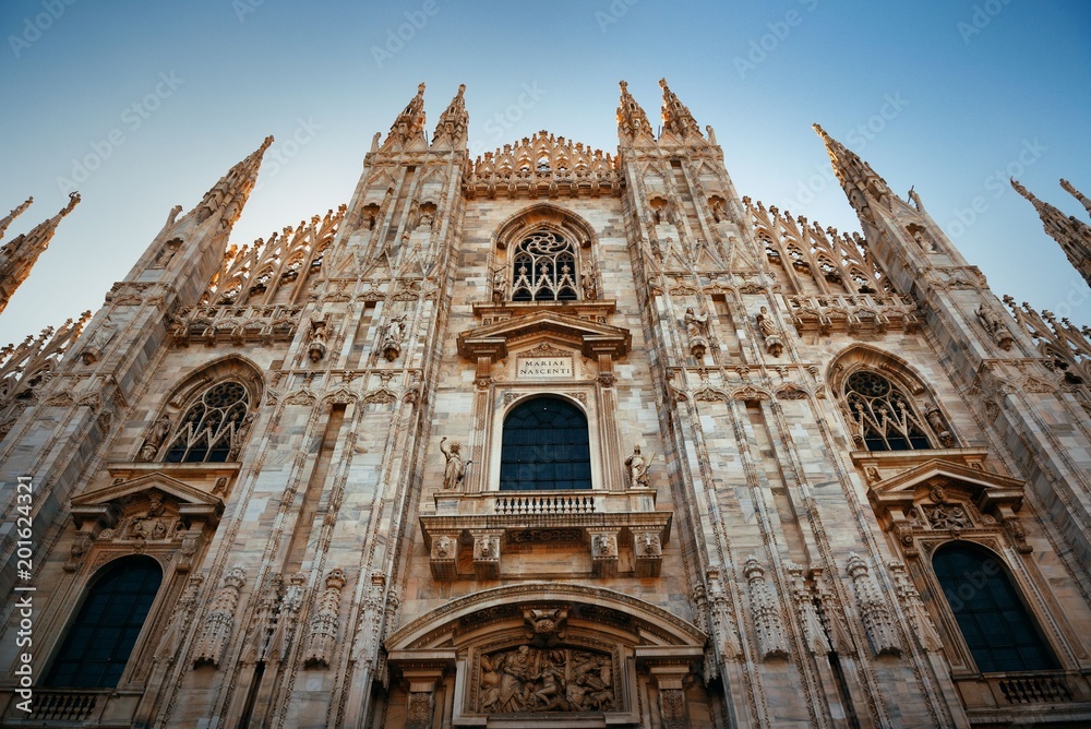 Milan Cathedral closeup