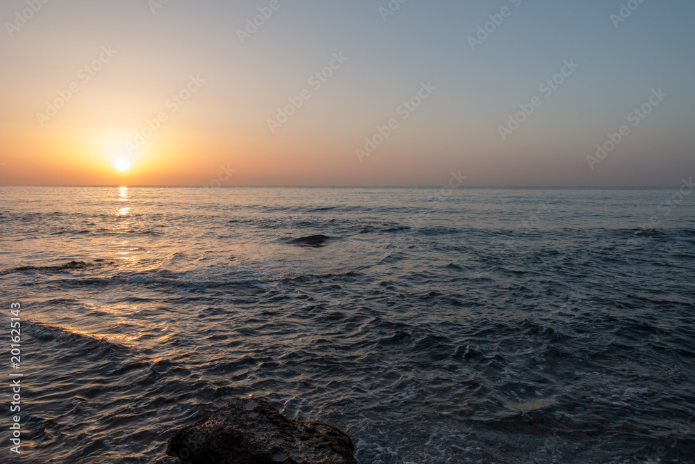 A beautiful sunrise in the renega of Oropesa A beautiful sunrise in the renega of Oropesa