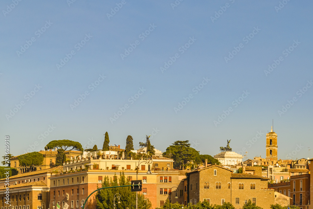 Rome Cityscape View
