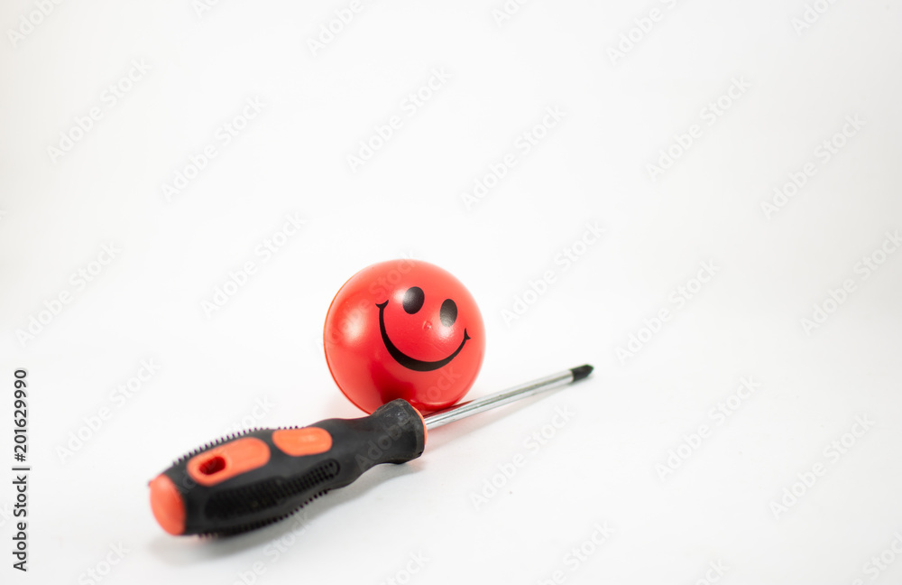 screwdriver isolated on white background screwdriver isolated on white background