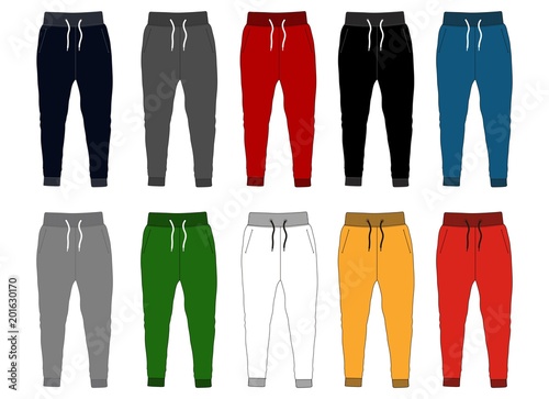 design vector template pants collection for men  photo