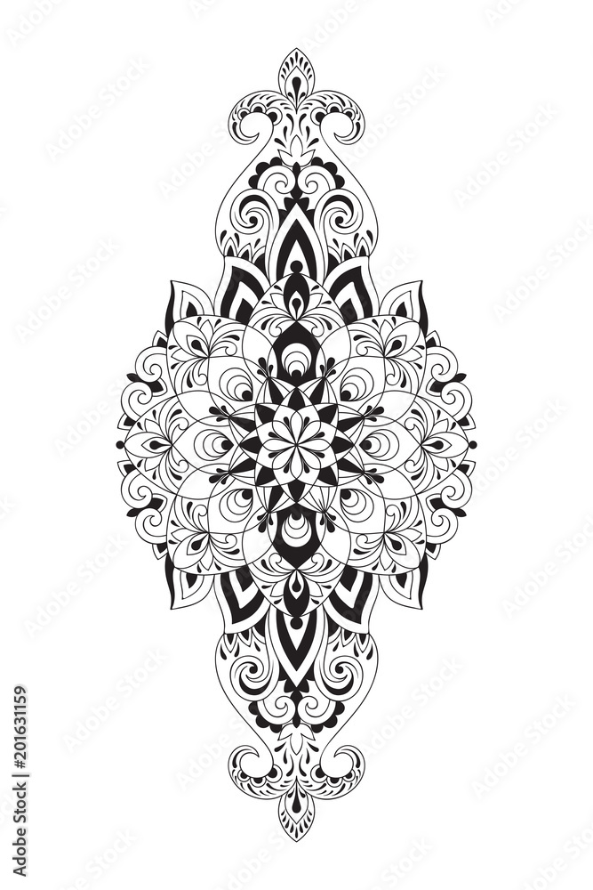 Vector Paisley design element