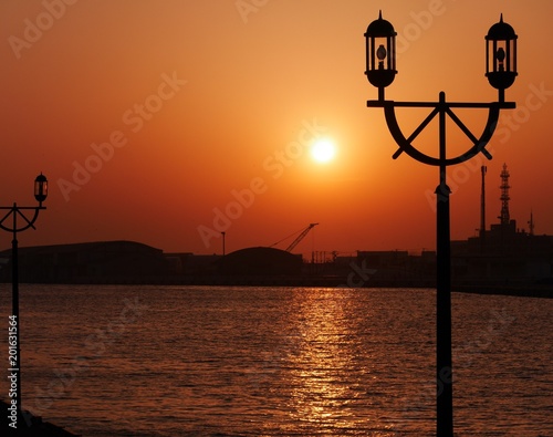 釧路の夕日