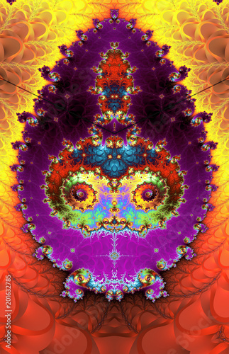 Fractal pattern. Illustration