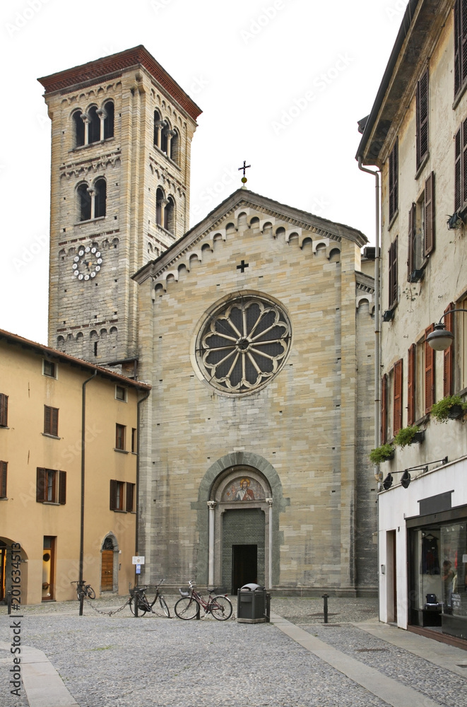 Fototapeta premium Church of San Fedele in Como. Italy