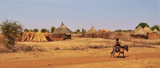 Village in the area of Sahel in Chad 