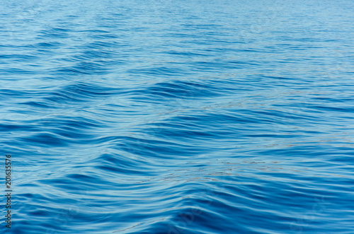 Fototapeta Naklejka Na Ścianę i Meble -  Blue Smooth Ocean Waves I