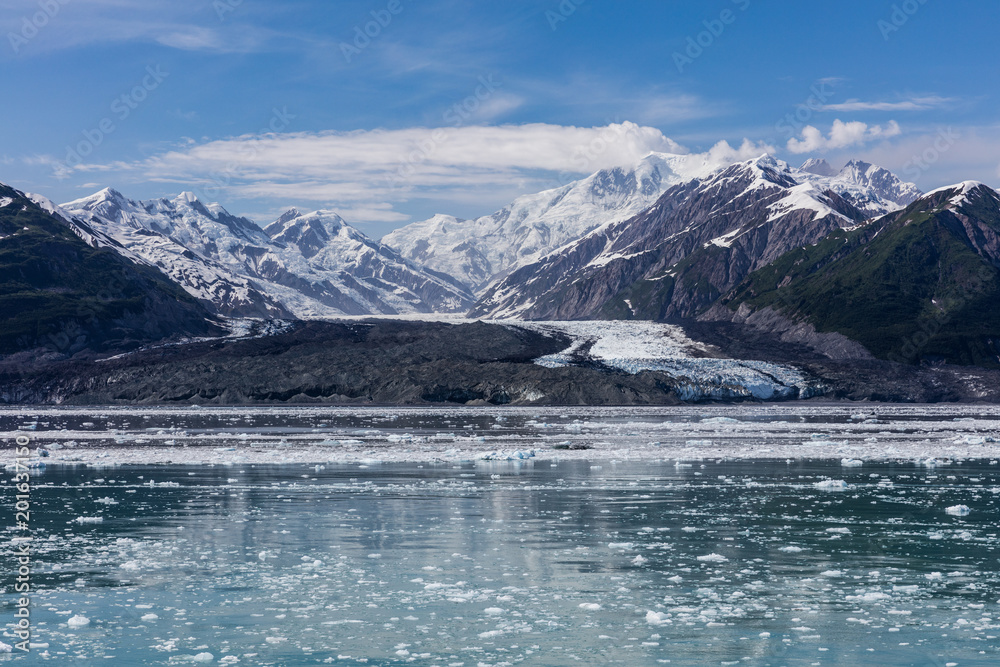 Hubbard Glacier in the Alaskan wilderness. Hubbard Glacier in the Alaskan wilderness.