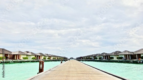 Fototapeta Naklejka Na Ścianę i Meble -  Wellness Resort on the Maledives