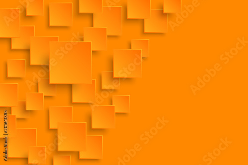 Vector orange modern abstract background.