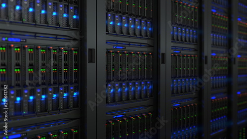 Fotografía Servers in modern data center