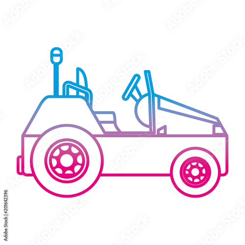 degraded line luggage towing vehicle travel service