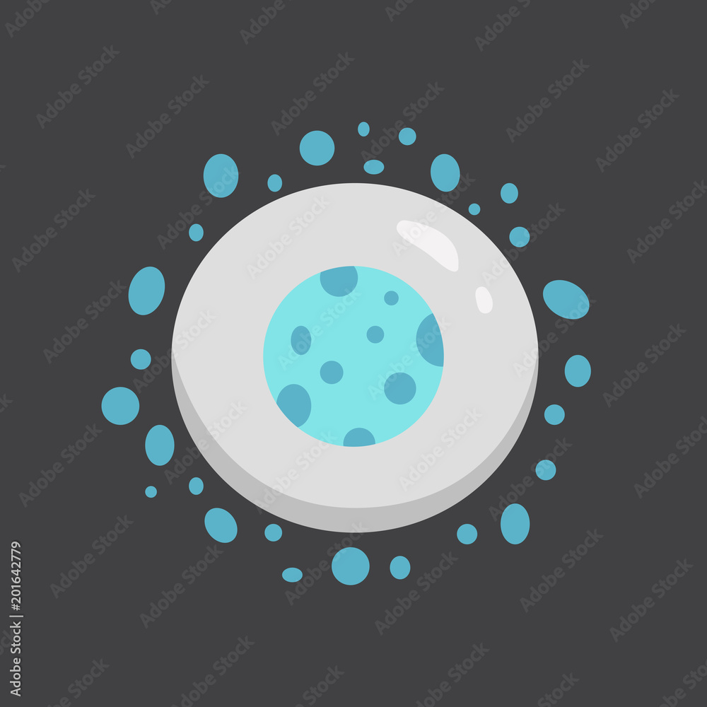 viruse vector illustration. Bacteria and micro-organism in cartoon style. viruse vector illustration. Bacteria and micro-organism in cartoon style.
