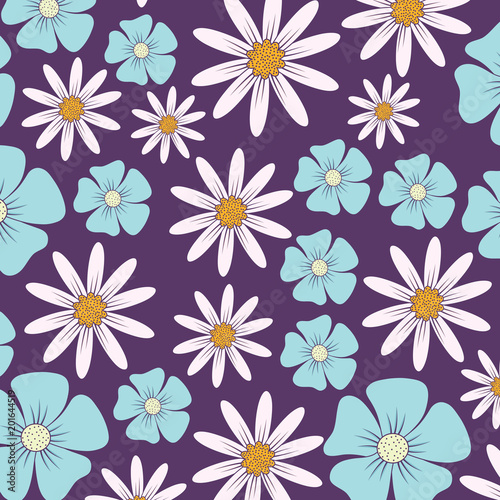 floral background  colorful design. vector illustration