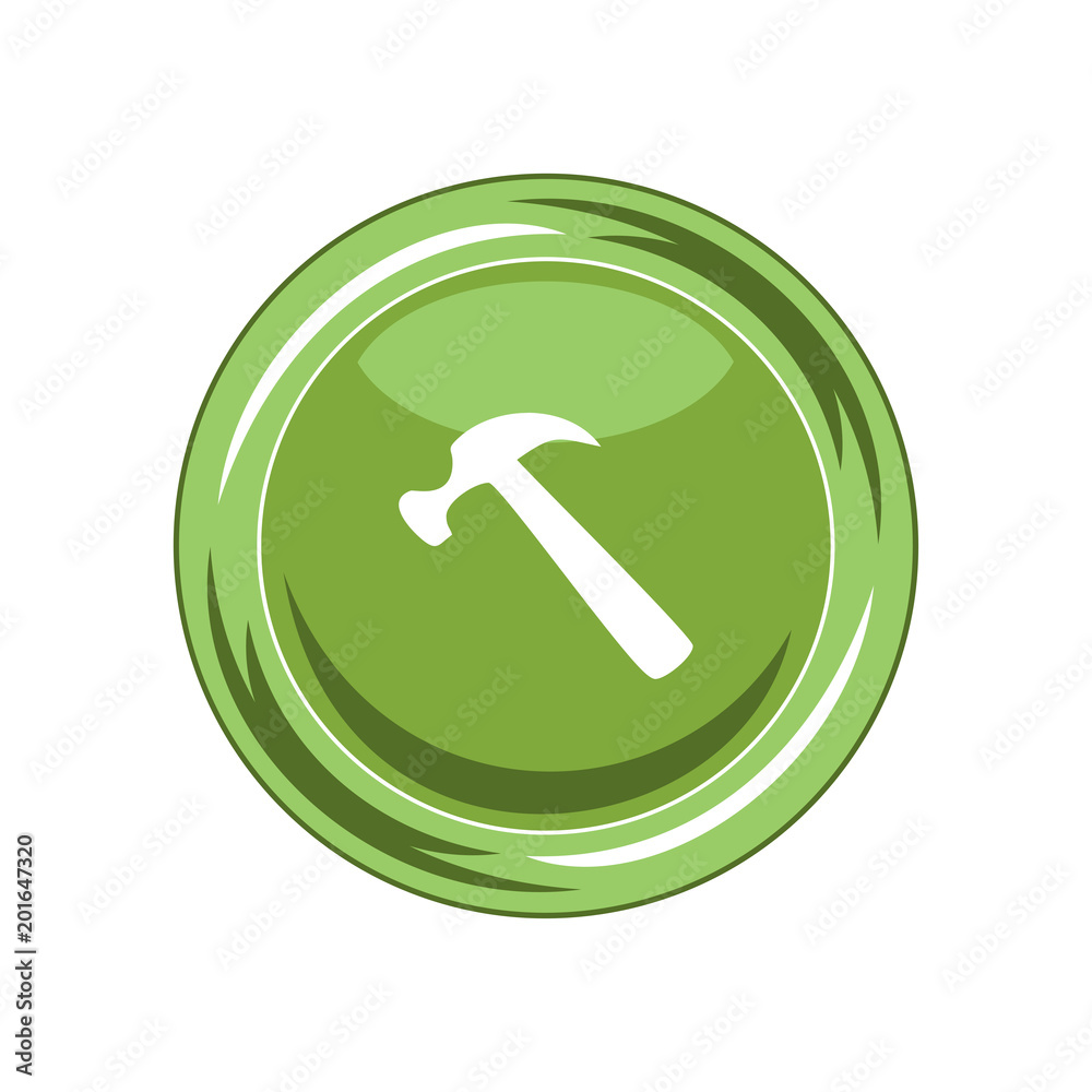 Hammer icon. Vector Illustration Hammer icon. Vector Illustration