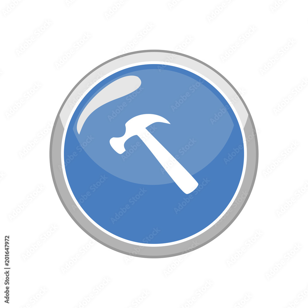 Hammer icon. Vector Illustration Hammer icon. Vector Illustration