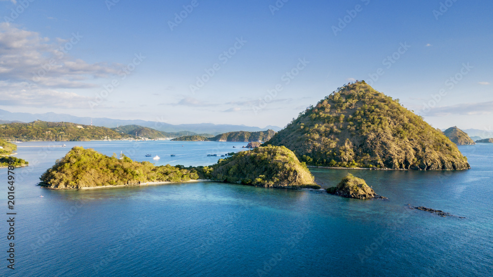 Amazing Flores island archipelago scenery