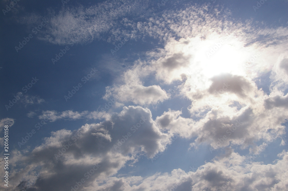 Obraz premium Sun and Clouds