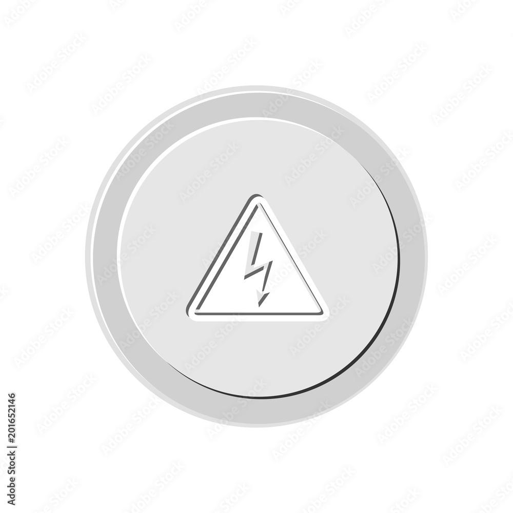 Electricity danger icon Electricity danger icon