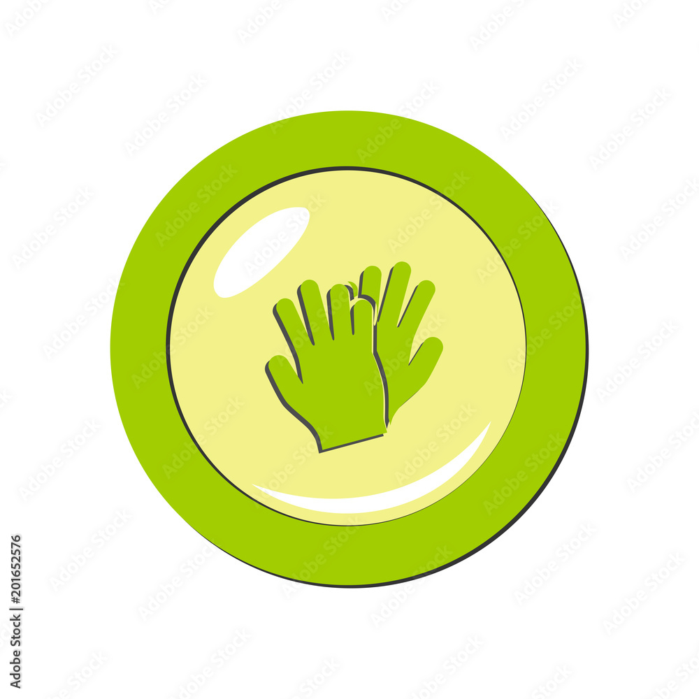 Gloves icon. Vector Illustration Gloves icon. Vector Illustration