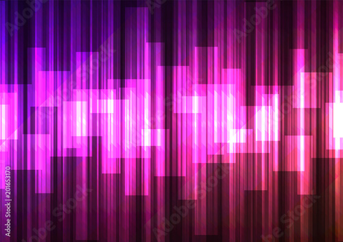 pink speed bar overlap in dark background, stripe layer backdrop, technology template, vector illustration