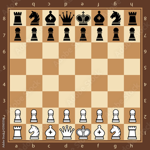 Chess. Top view.