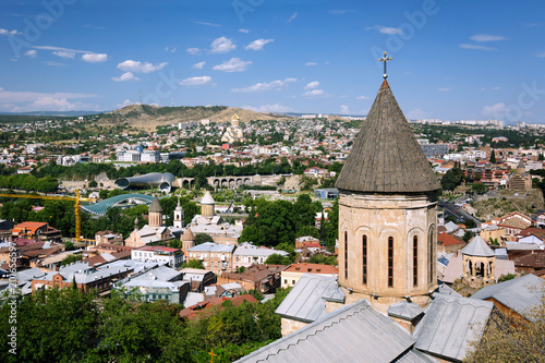 View of Tbilisi in Sunny weather photo