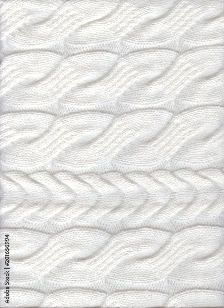 White knitted surface White knitted surface