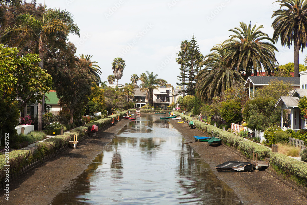 Fototapeta premium Venice Beach Canals, Kalifornia, USA