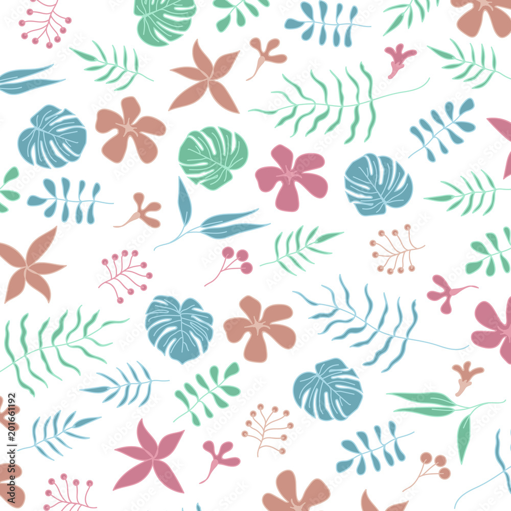 Floral Background, Floral Pattern, Summer Background