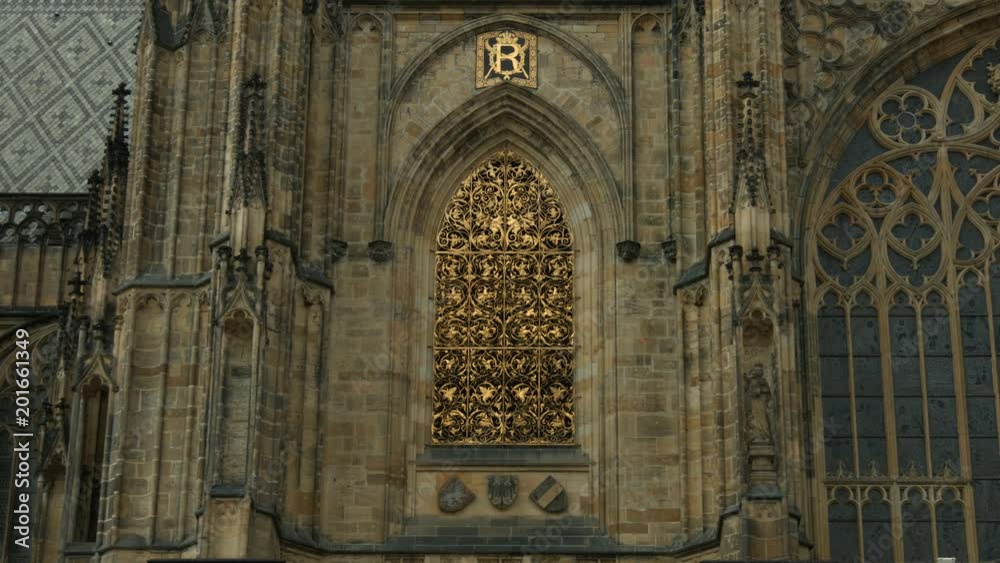 Golden details on St Vitus Cathedral Golden details on St Vitus Cathedral